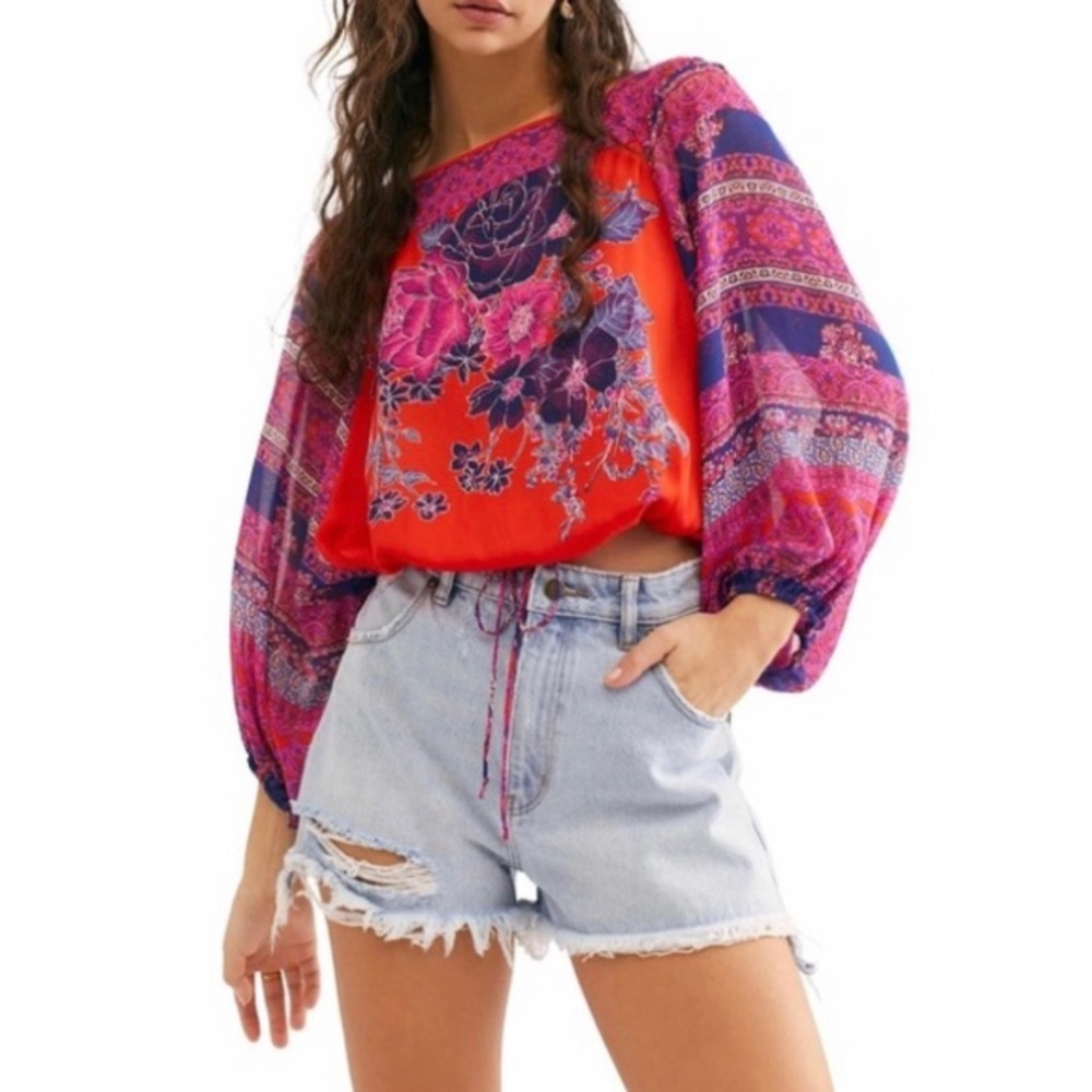 Free people Blue Nile Printed Top